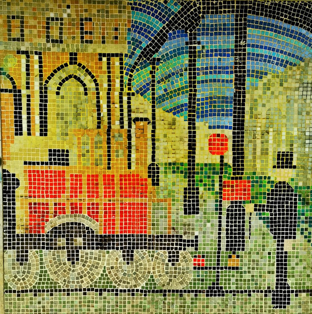 Newcastle Central Station Mosaic